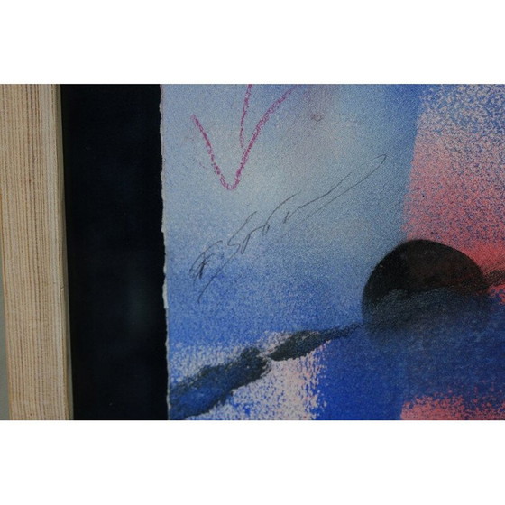 Image 1 of Vintage abstract composition by Eric Strömberg, Sweden
