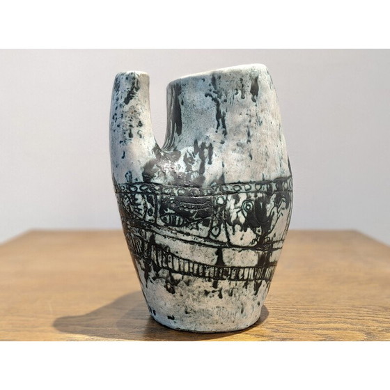 Image 1 of Vintage ceramic pitcher by Jacques Blin, 1950