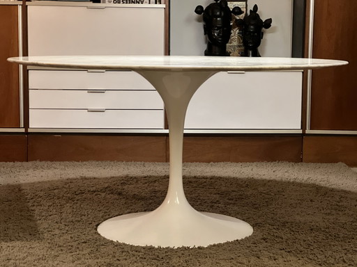 Tulip Marble Round Table Saarinen For Knoll 1970