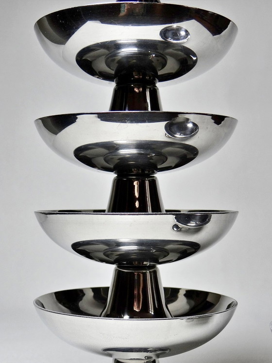 Image 1 of 6 Guy Degrenne Vintage Stainless Steel Dessert Cups