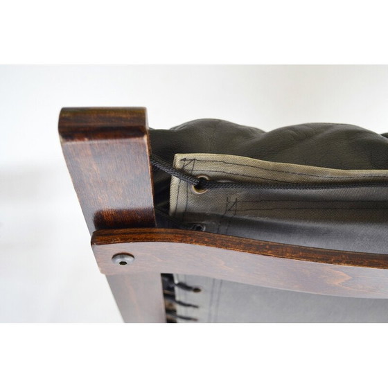 Image 1 of Vintage Siesta chair with ottoman by Ingmar Relling for Westnofa, Norway 1960