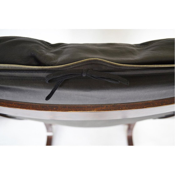 Image 1 of Vintage Siesta chair with ottoman by Ingmar Relling for Westnofa, Norway 1960