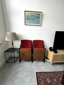2x Vintage Cinema Chairs