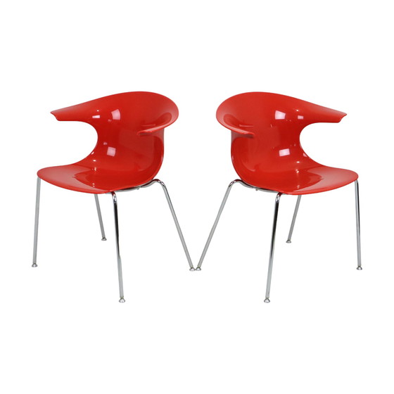 Image 1 of 2 chaises design rouges Infiniti Loop Koehoorn