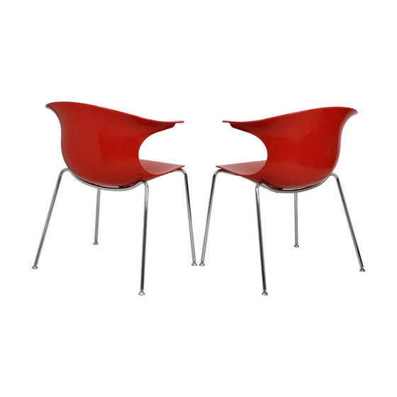 Image 1 of 2 chaises design rouges Infiniti Loop Koehoorn