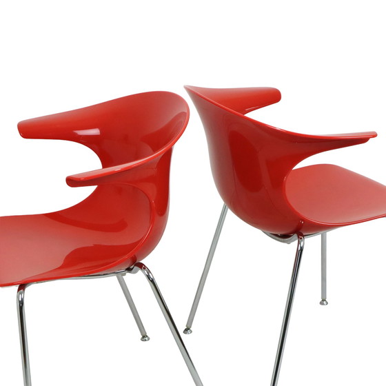 Image 1 of 2 Red Design Chairs Infiniti Loop Cow Horn