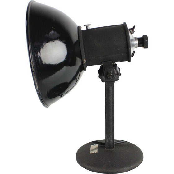 Image 1 of Vintage adjustable metal table lamp, Czechoslovakia 1950s