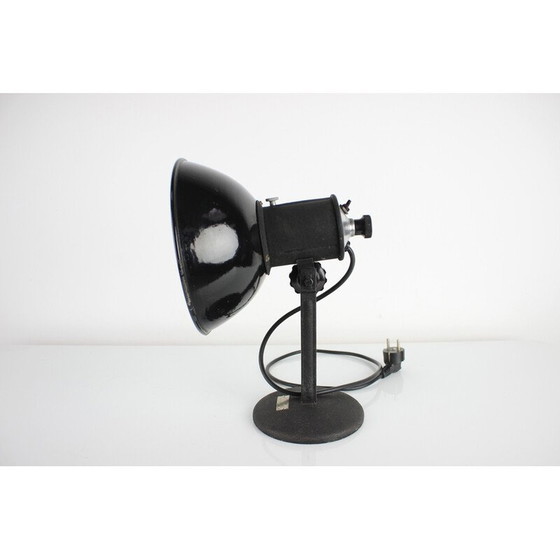 Image 1 of Vintage adjustable metal table lamp, Czechoslovakia 1950s