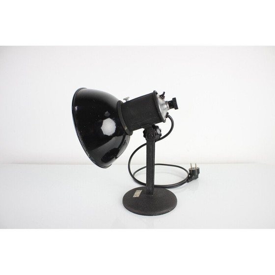 Image 1 of Vintage adjustable metal table lamp, Czechoslovakia 1950s
