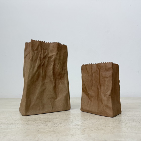 Image 1 of Set di 2 vasi in carta Rosenthal di Tapio Wirkkala, anni &#39;70