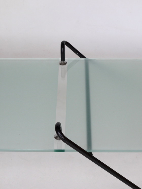 Image 1 of Suspended Glass Coffee Table By Paul Wintermans, 1980S