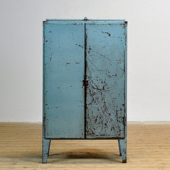 Image 1 of Industrial Iron Cabinet, 1960S