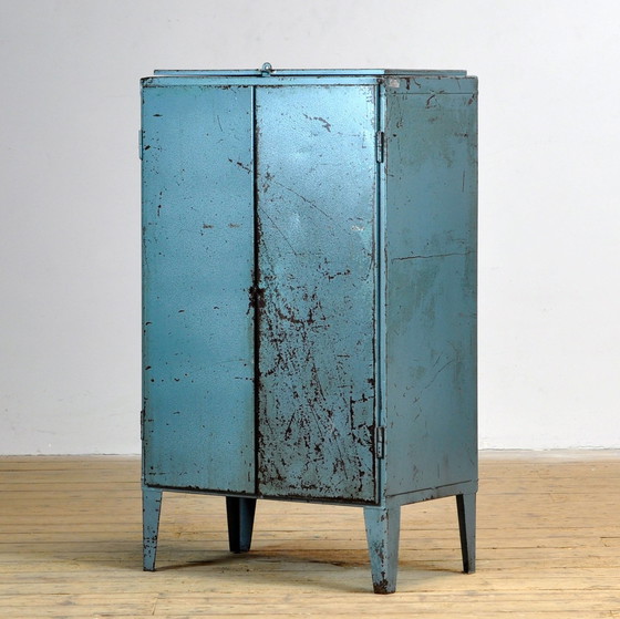 Image 1 of Industrial Iron Cabinet, 1960S