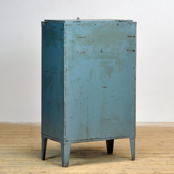 Image 1 of Industrial Iron Cabinet, 1960S