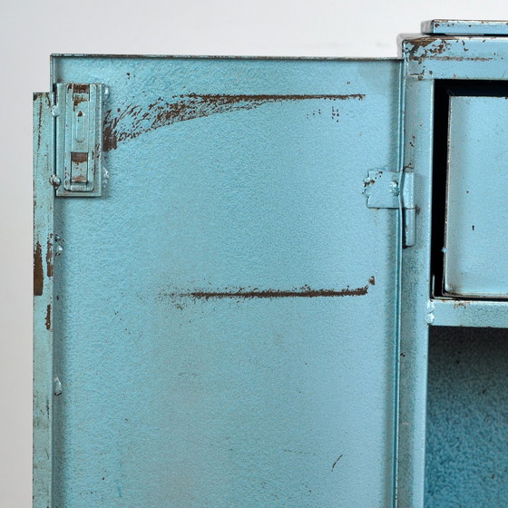 Image 1 of Industrial Iron Cabinet, 1960S