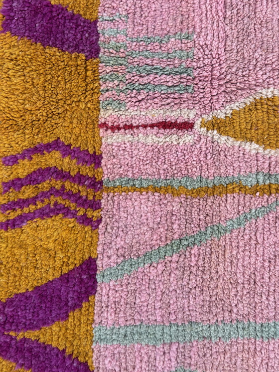 Image 1 of Pink Moroccan Wool Rug 