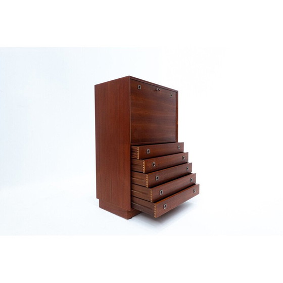 Image 1 of Scandinavian vintage wooden secretary by Arne Vodder, 1960
