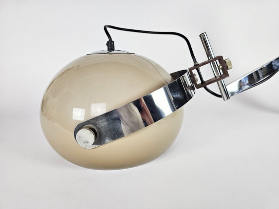 Image 1 of Dijkstra Holland - 'Swing Arm' Wall Lamp - Space Age - Mushroom - Plexiglas - Wall Lamp - 70'S