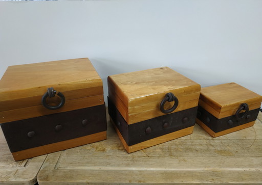 Set of Mexican Haus Storage Boxes