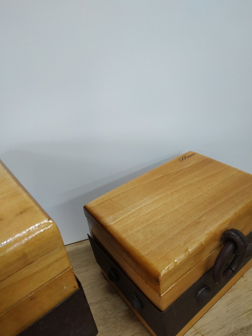 Set of Mexican Haus Storage Boxes