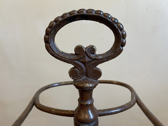 Image 1 of Antique Atmospheric Umbrella Stand Umbrella Stand French