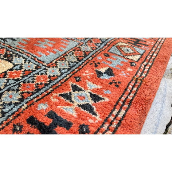 Image 1 of Vintage silk and cotton rug