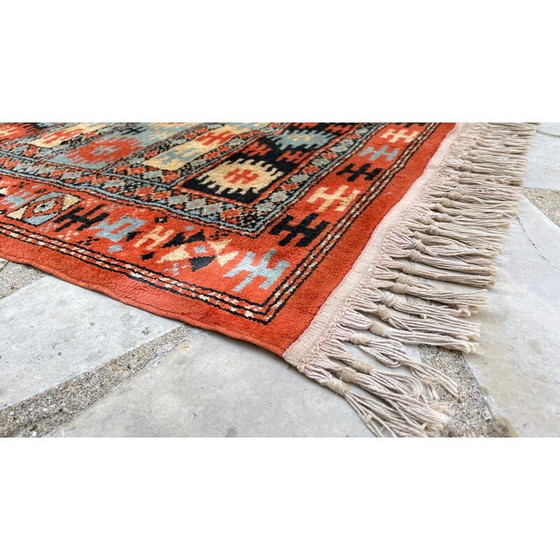 Image 1 of Vintage silk and cotton rug
