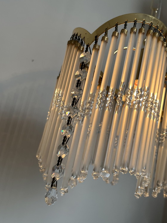 Image 1 of 4 arches style art deco lampe pendante chandelier 80's