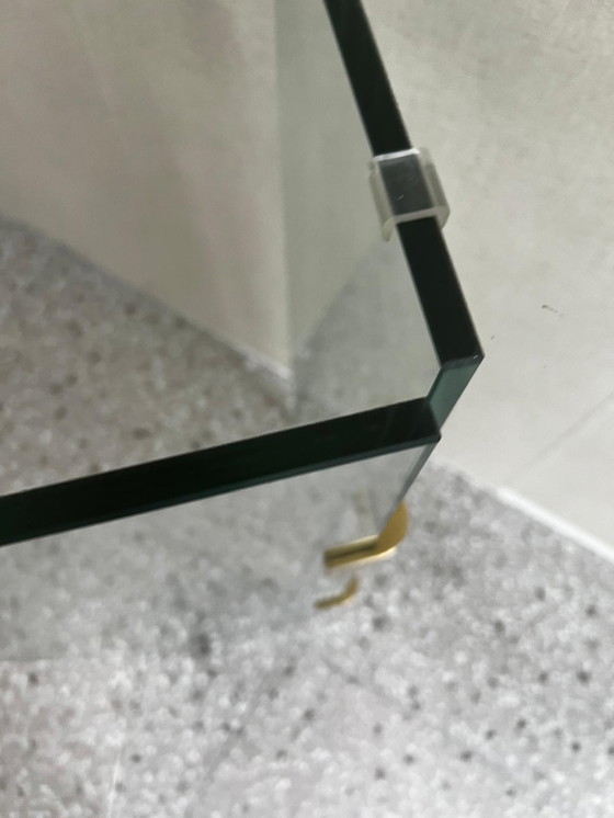 Image 1 of Glass Side Table or Dressing Table 1970s Italy