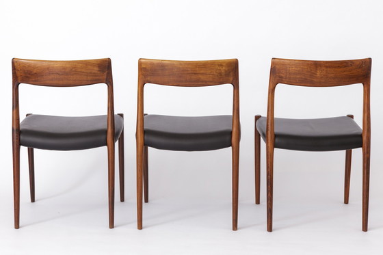 Image 1 of 5 Niels Moller Chairs, 1950S, Model 77, Danish, Rosewood