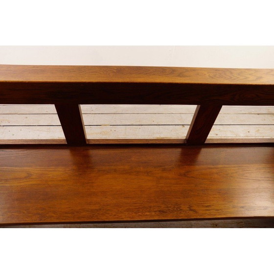 Image 1 of Vintage oak church pew