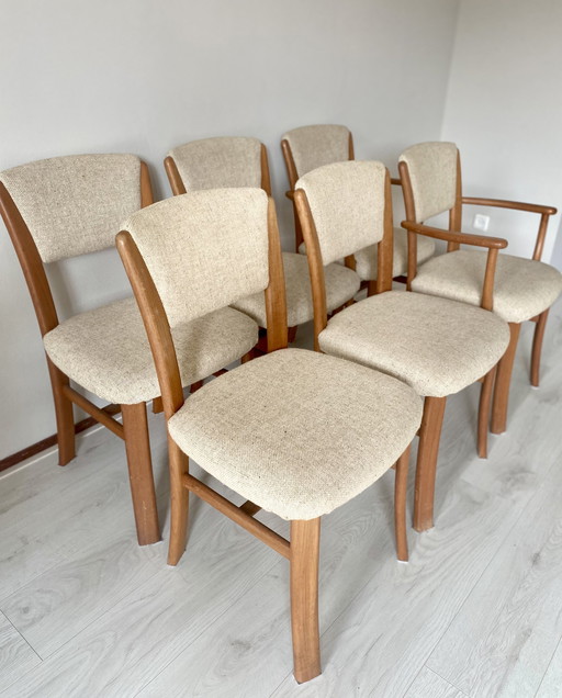 6x Vintage Dining Chair