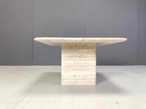 Image 1 of Travertine Coffee Table 1970S, Italy 