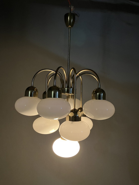 Image 1 of Space Age Chandelier Sputnik By Kamenicky Senov, 1970S