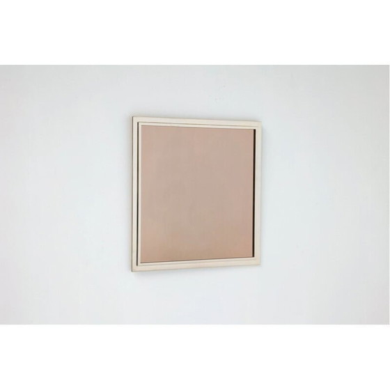 Image 1 of Cornice per foto quadrata vintage Hollywood Regency con cornice cromata di Romeo Rega, 1940