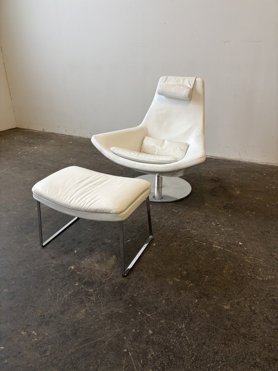 Image 1 of B&B Italia Designer Lounge Chair Leather