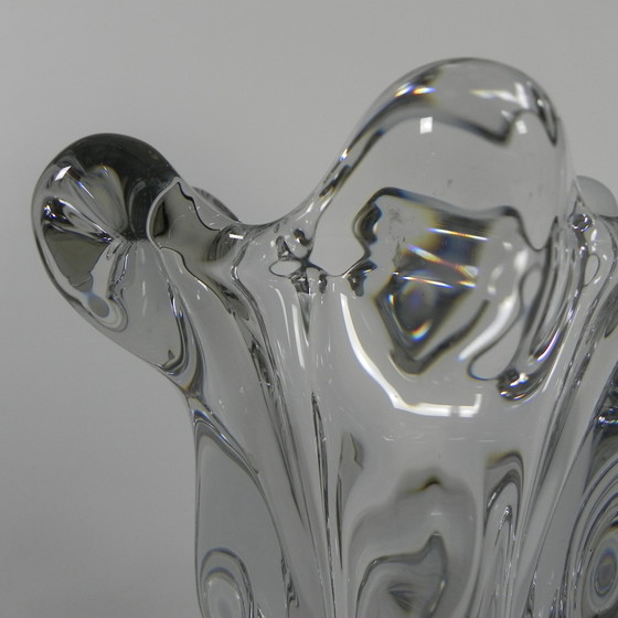 Image 1 of Jarrón de cristal Art Vannes, Francia, 27 cm de altura, años 50