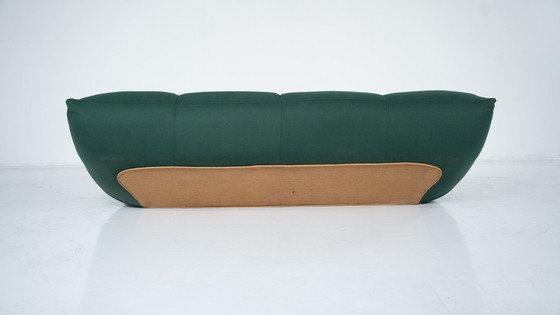 Image 1 of Mid-Century Modern Green Papillon Sofa By Giovannetti, Italy, 1970S