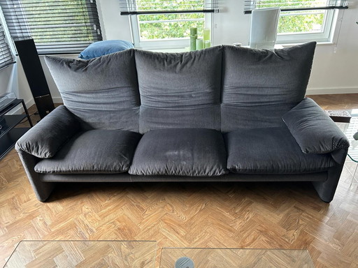 Cassina 675 Maralunga 3 Seater Sofa