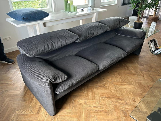 Image 1 of Cassina 675 Maralunga 3 Seater Sofa