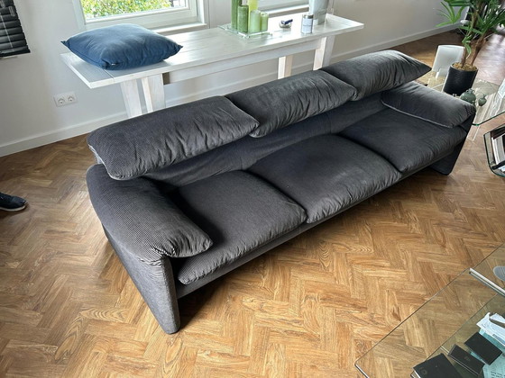 Image 1 of Cassina 675 Maralunga 3 Seater Sofa