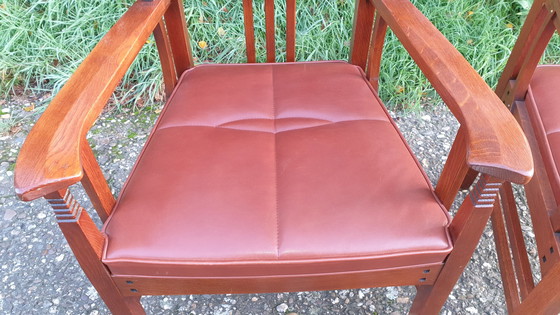 Image 1 of Schuitema Art Nouveau armchairs