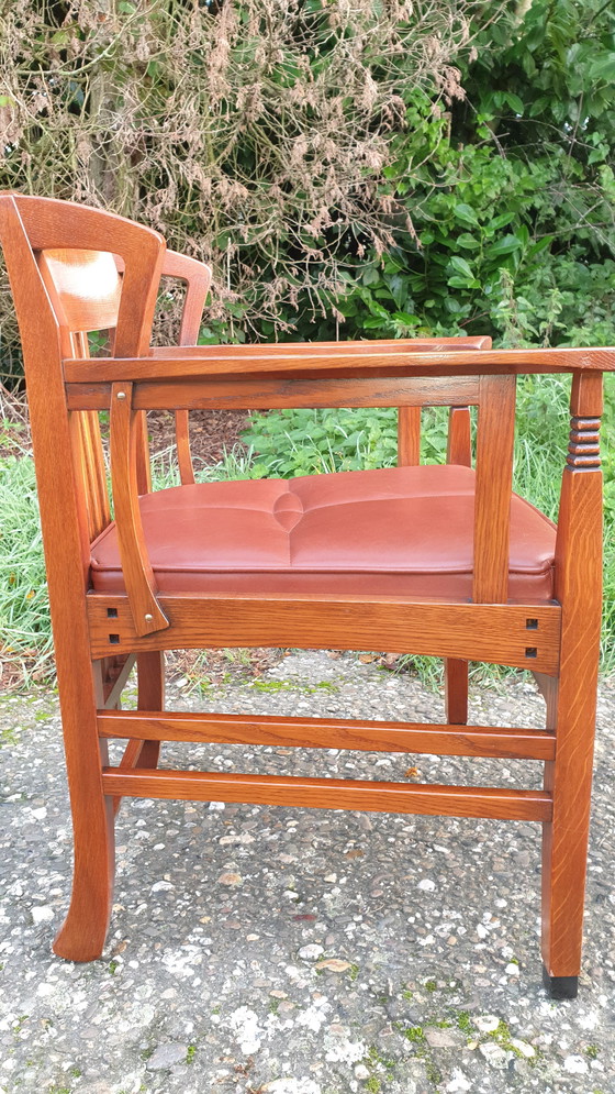 Image 1 of Schuitema Art Nouveau armchairs