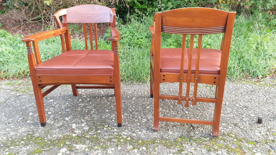 Image 1 of Schuitema Art Nouveau armchairs