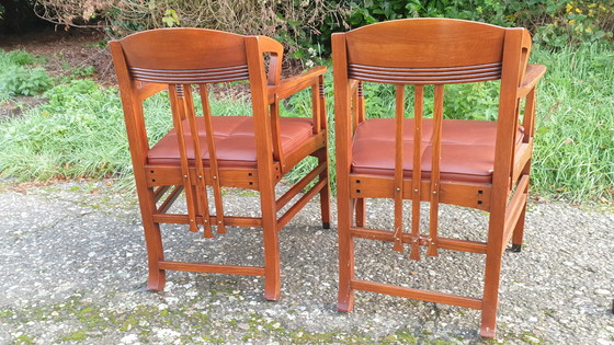 Image 1 of Schuitema Art Nouveau armchairs