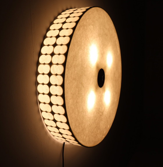 Image 1 of Mid - Century Cocoon wall/ceiling lamp by Goldkant Leuchten, Germany, 1960s