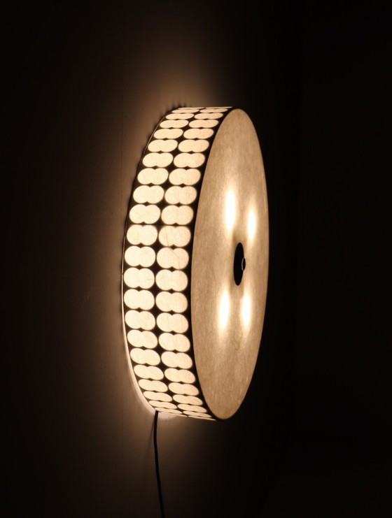 Image 1 of Mid - Century Cocoon wall/ceiling lamp by Goldkant Leuchten, Germany, 1960s