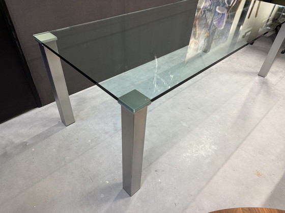 Image 1 of Zumsteg Dining Table Glass 220x90xH73