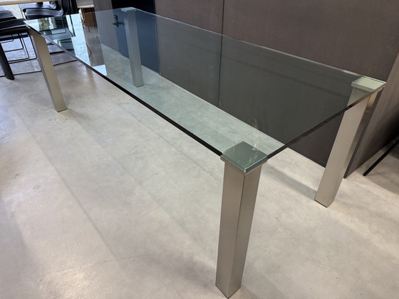 Image 1 of Zumsteg Dining Table Glass 220x90xH73