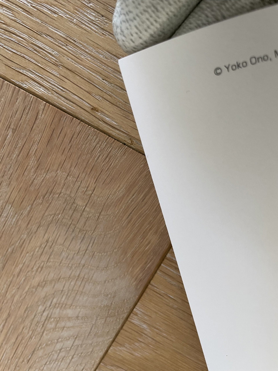 Exhibition Poster Designed By Yoko Ono, A Poem To Be Read With A